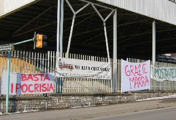 Protesta contro il direttore tecnico