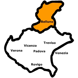 The area of Belluno
