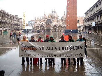 Manifestazione a Venezia