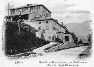 Das erste Gebäude der Brauerei